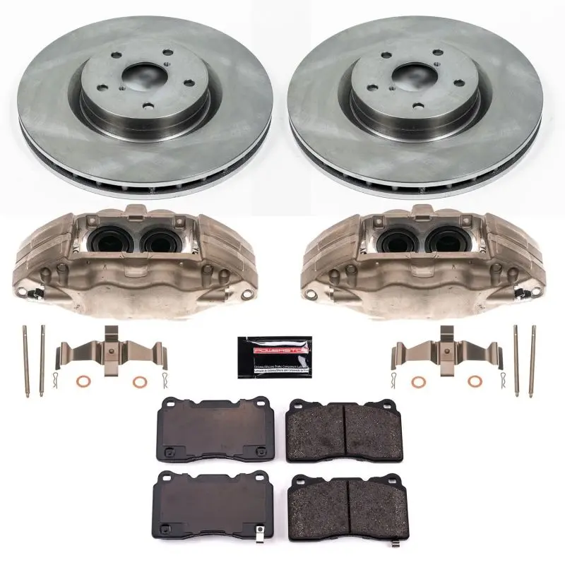 Power Stop 05-14 Subaru Impreza Front Autospecialty Brake Kit W/Calipers 1