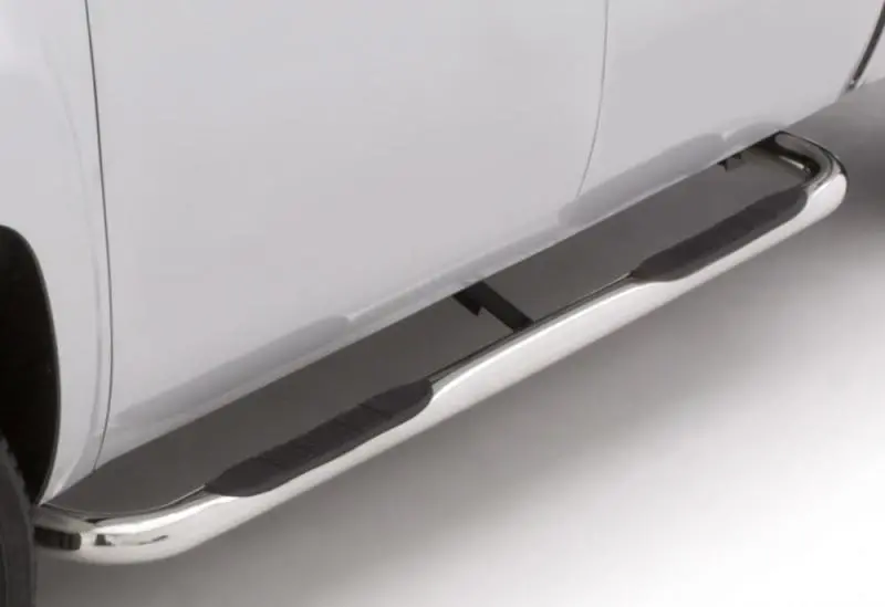 Lund Polished Stainless Steel Nerf Bars – 3In Round Bent Design For 2009–2017 Dodge Ram 1500 Quad Cab 1