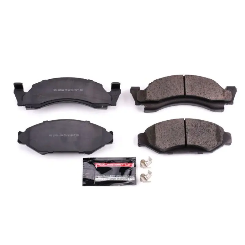 Power Stop 76-86 Ford Bronco Front Z23 Evolution Sport Brake Pads W/Hardware 1