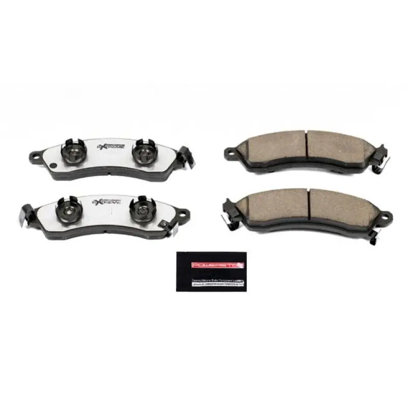 Power Stop 87-92 Chevrolet Camaro Front Z26 Extreme Street Brake Pads W/Hardware 1
