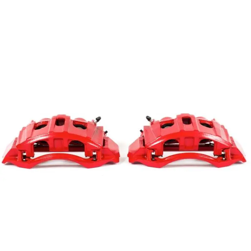 Power Stop 08-14 Ford E-150 Rear Red Calipers W/Brackets - Pair 1