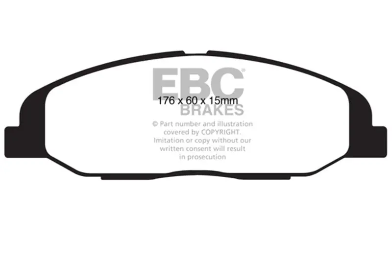 Ebc 08-13 Cadillac Cts 3.0 Ultimax2 Front Brake Pads 1