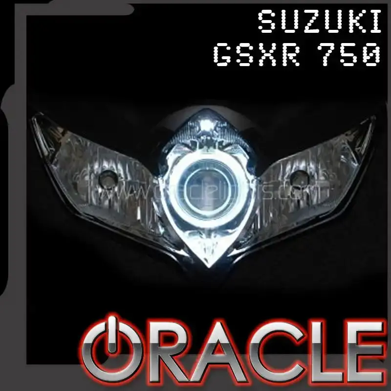 Oracle Lighting 2007-2010 Suzuki Gsxr 750 Motorcycle Headlight Halo Kit 1