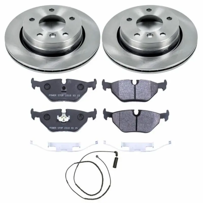 Power Stop 2000 Bmw 323Ci Rear Track Day Brake Kit 1