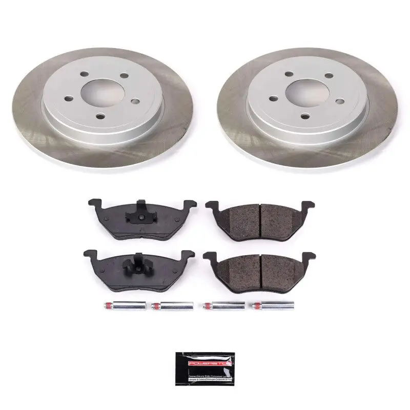 Power Stop 05-08 Mercury Mariner Rear Semi-Coated Rotor Kit 1