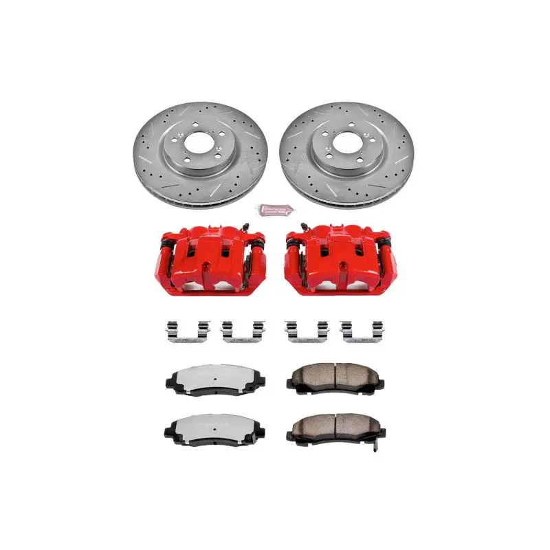 Power Stop 09-14 Acura Tl Front Z36 Truck & Tow Kit W/Cals 1