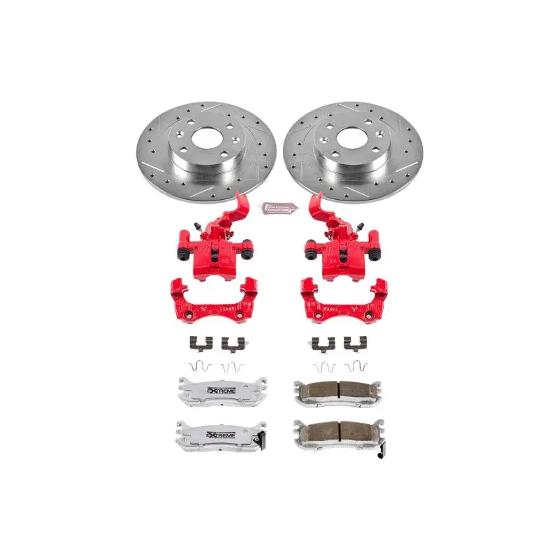 Power Stop 94-97 Mazda Miata Rear Z26 Street Warrior Brake Kit W/Calipers 1