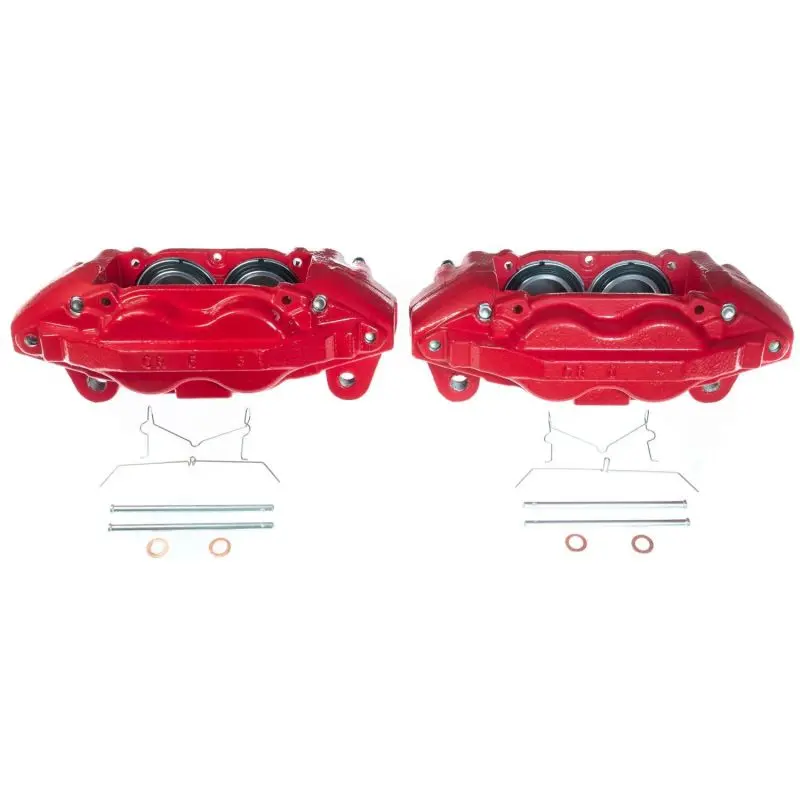 Power Stop 16-21 Toyota Sequoia Front Red Calipers - Pair 1