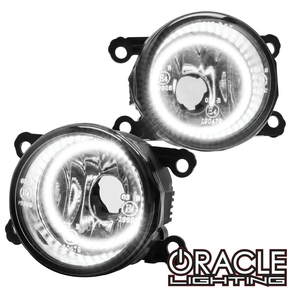 Oracle Lighting 2005-2017 Nissan Frontier Pre-Assembled Halo Fog Lights - (Chrome Bumper) 1