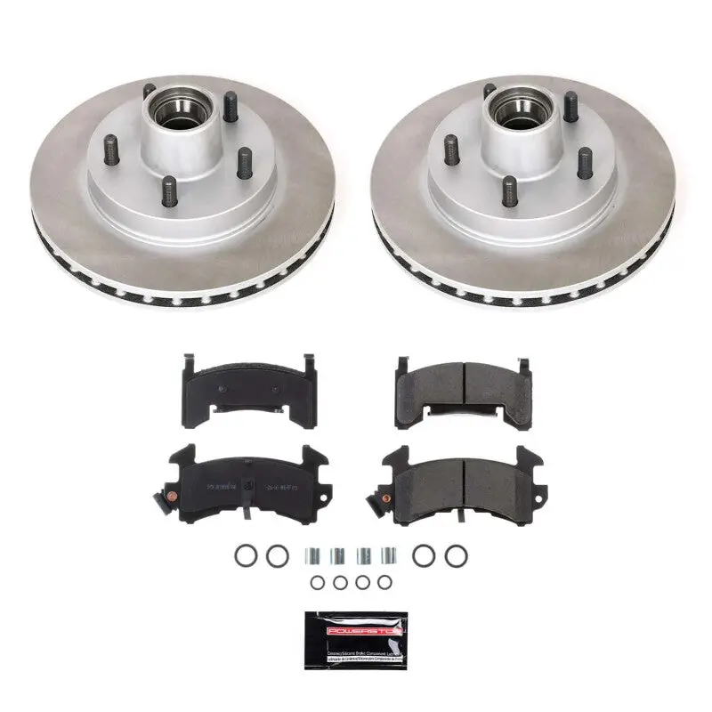 Power Stop 96-00 Isuzu Hombre Front Semi-Coated Rotor Kit 1