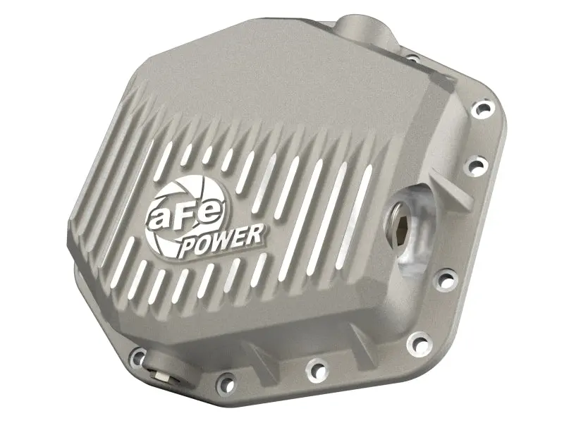 Afe 22-25 Ford Bronco Raptor V6 Rear Diff Cover - Raw W/ Machined Fins 1