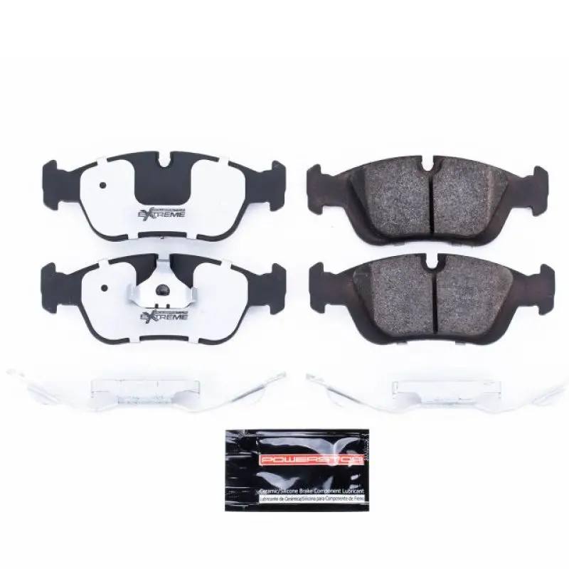 Power Stop 91-98 Bmw 318I Front Z26 Extreme Street Brake Pads W/Hardware 1