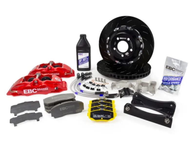 Ebc Racing Subaru Brz Gen 2 (Zd8) Red Apollo-6 Calipers 355Mm Rotors Front Big Brake Kit 1