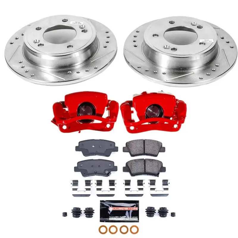 Power Stop 13-17 Hyundai Elantra Gt Rear Z23 Evolution Kit W/Calipers 1