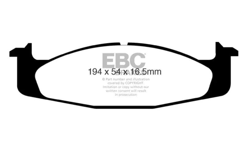 Ebc 94-96 Ford Bronco 5.0 Ultimax2 Front Brake Pads 1