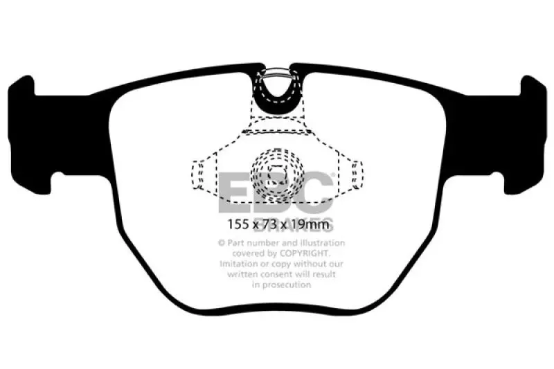 Ebc 03-05 Land Rover Range Rover 4.4 Ultimax2 Front Brake Pads 1