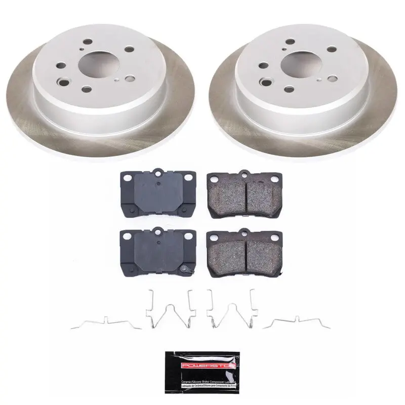 Power Stop 06-13 Lexus Is250 Rear Semi-Coated Rotor Kit 1