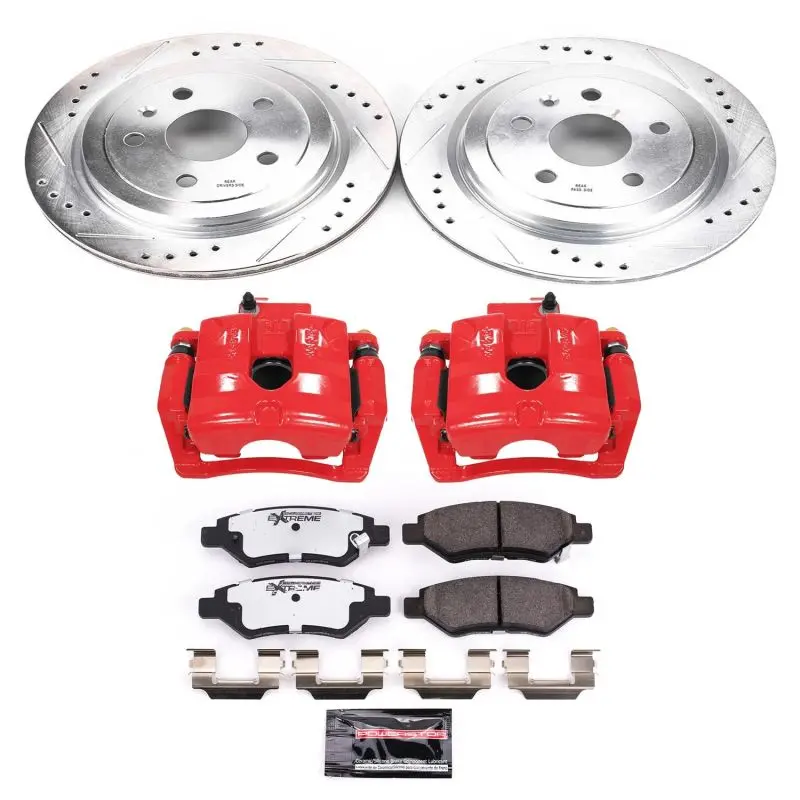 Power Stop 10-15 Chevrolet Camaro Rear Z26 Street Warrior Brake Kit W/Calipers 1