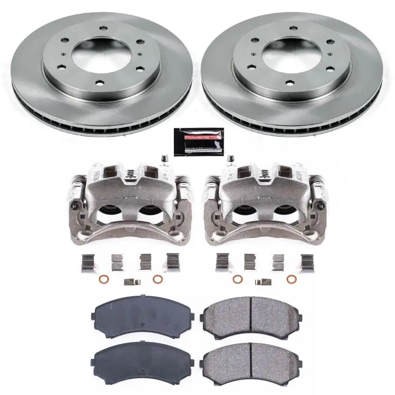 Power Stop 01-06 Mitsubishi Montero Front Autospecialty Brake Kit W/Calipers 1