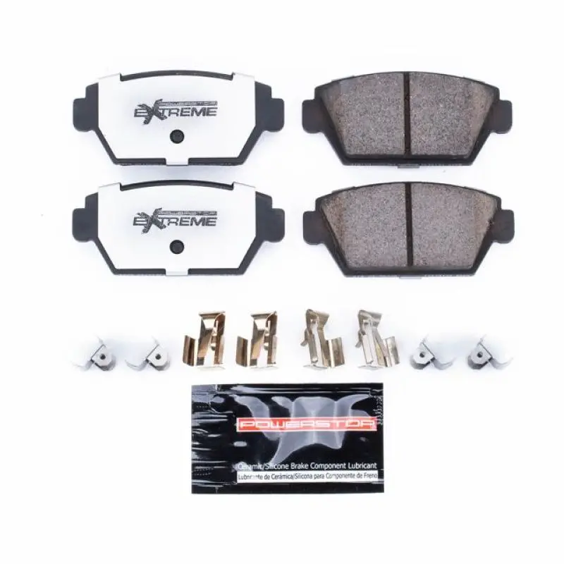 Power Stop 90-94 Eagle Talon Rear Z26 Extreme Street Brake Pads W/Hardware 1