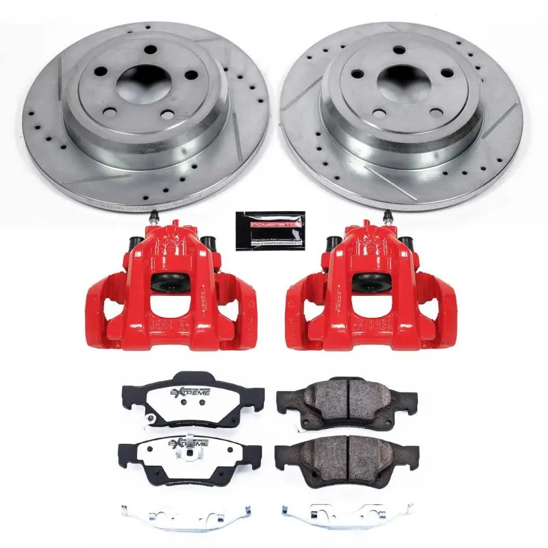 Power Stop 11-17 Dodge Durango Rear Z36 Truck & Tow Brake Kit W/Calipers 1