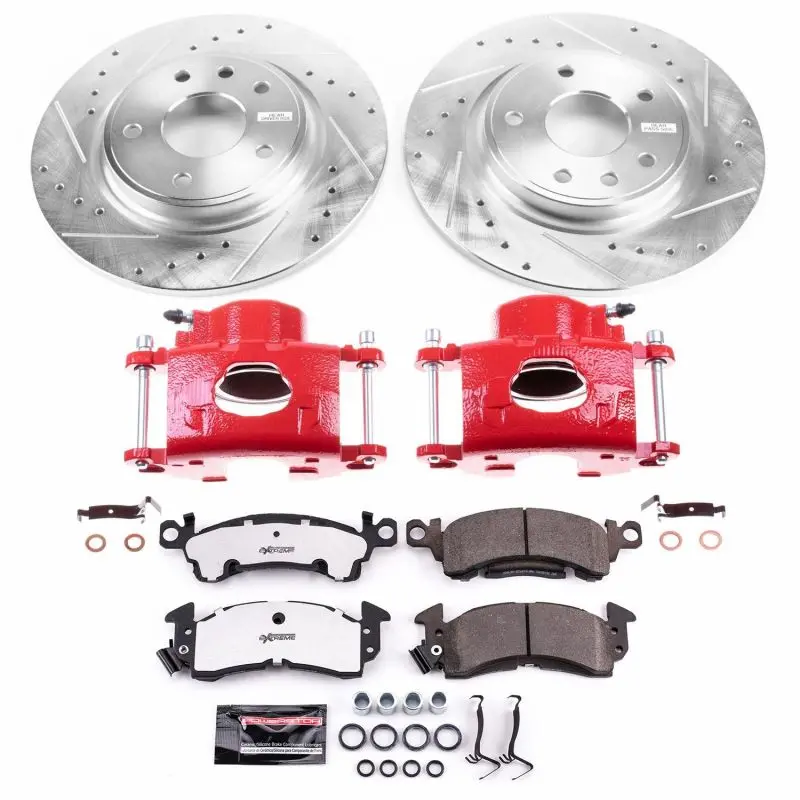 Power Stop 1977 Cadillac Fleetwood Front Z26 Street Kit W/Cals 1