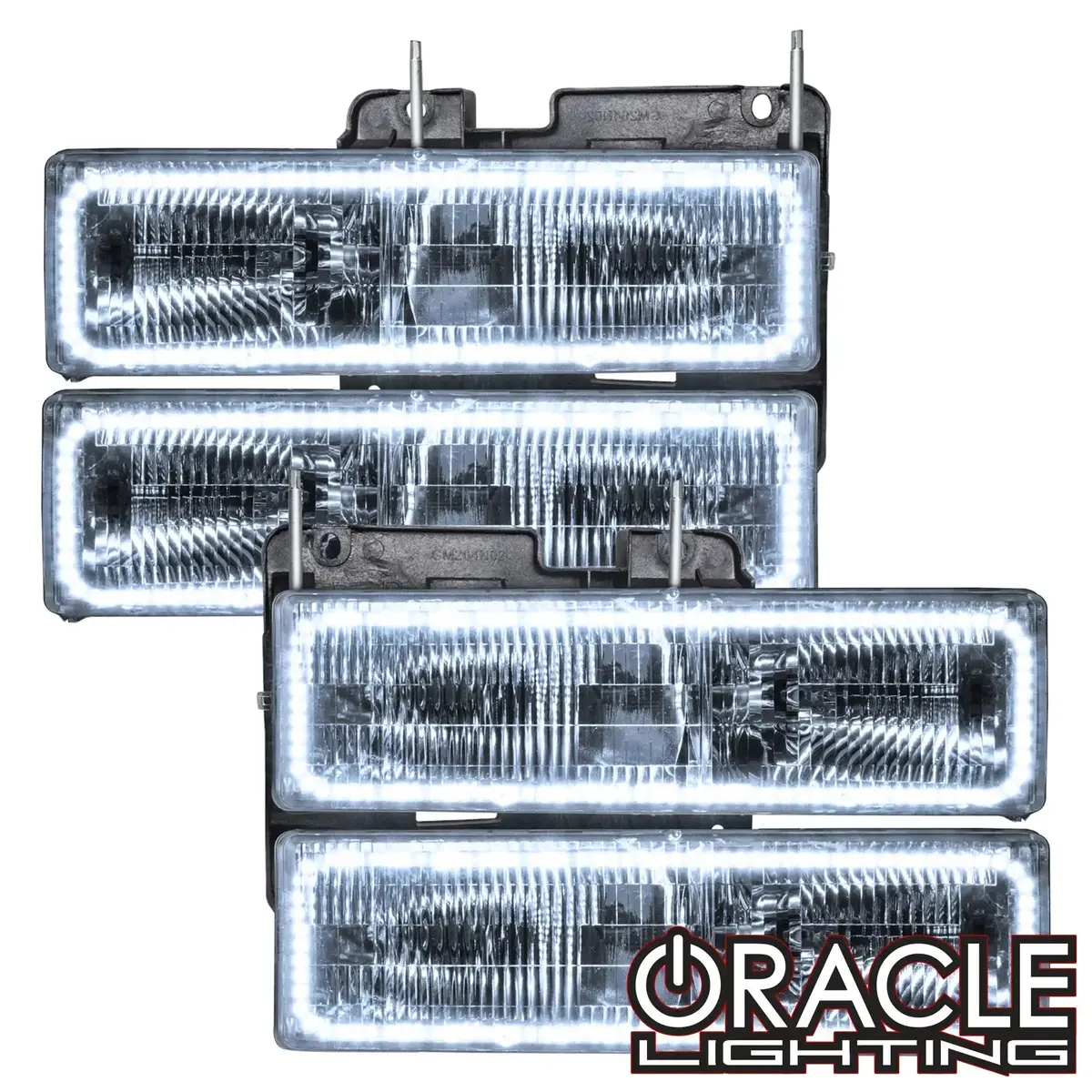 Oracle Lighting 1992-1999 Gmc Yukon Pre-Assembled Halo Headlights 1
