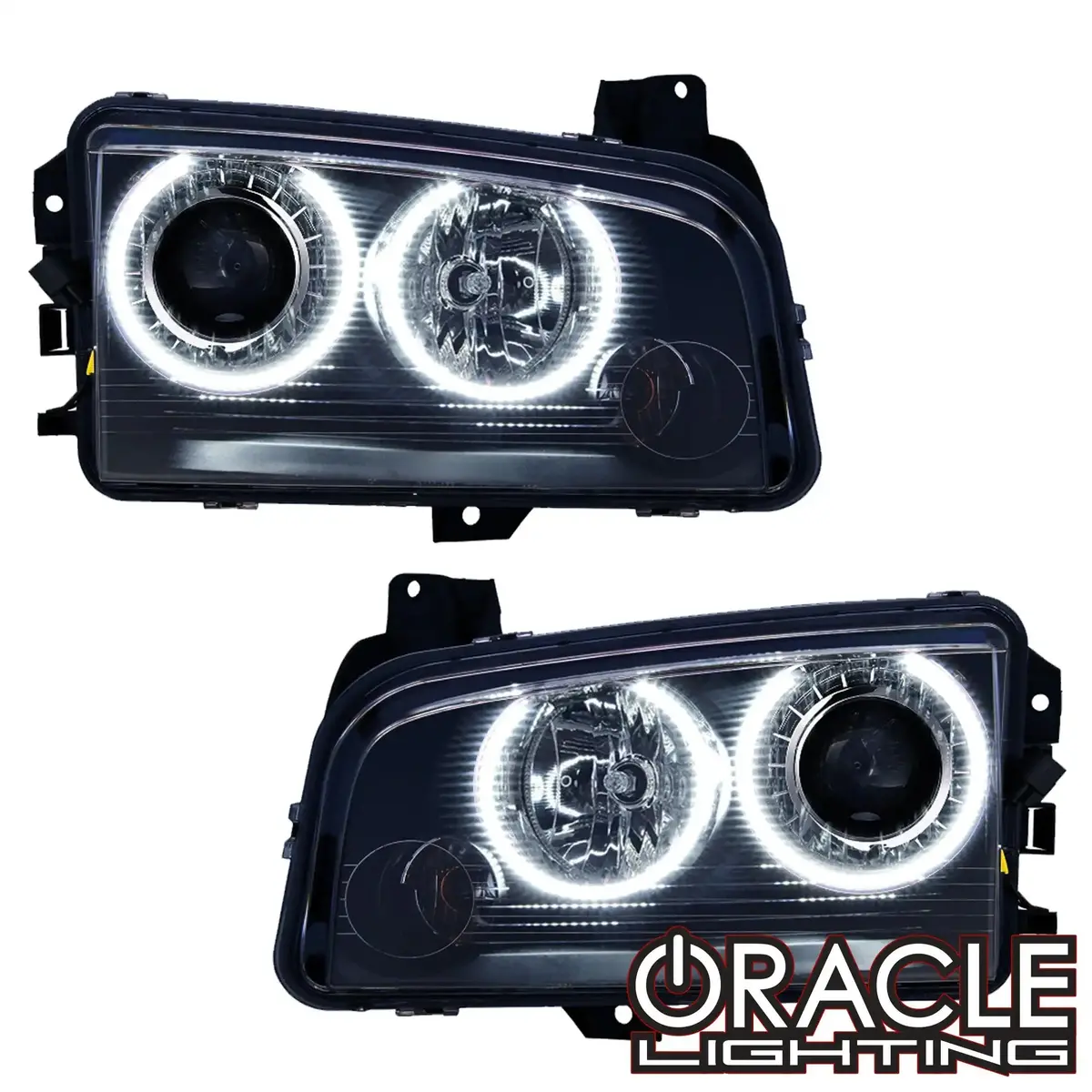 Oracle Lighting 2008-2010 Dodge Charger Pre-Assembled Halo Headlights - Hid 1