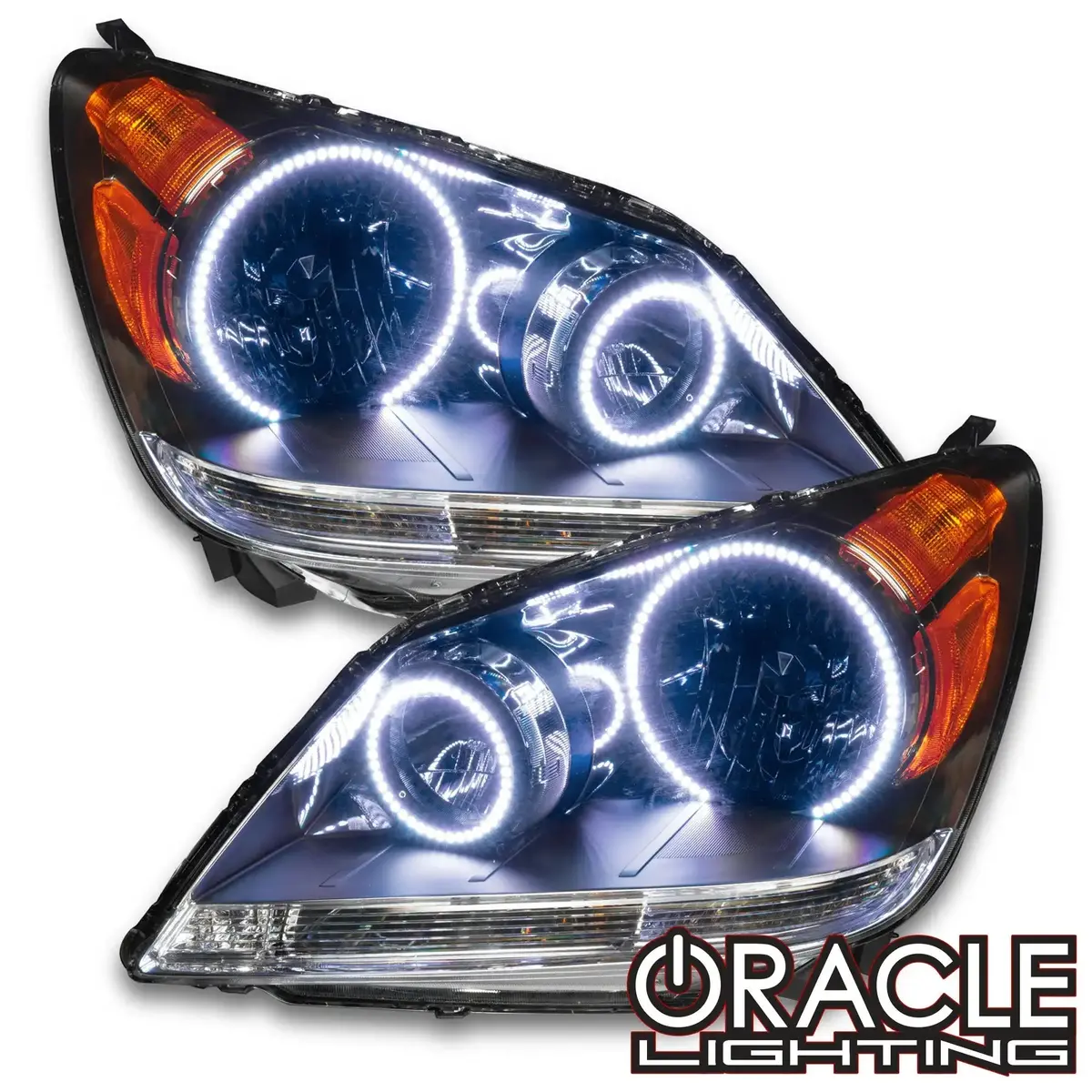 Oracle Lighting 2008-2010 Honda Odyssey Pre-Assembled Led Halo Headlights 1