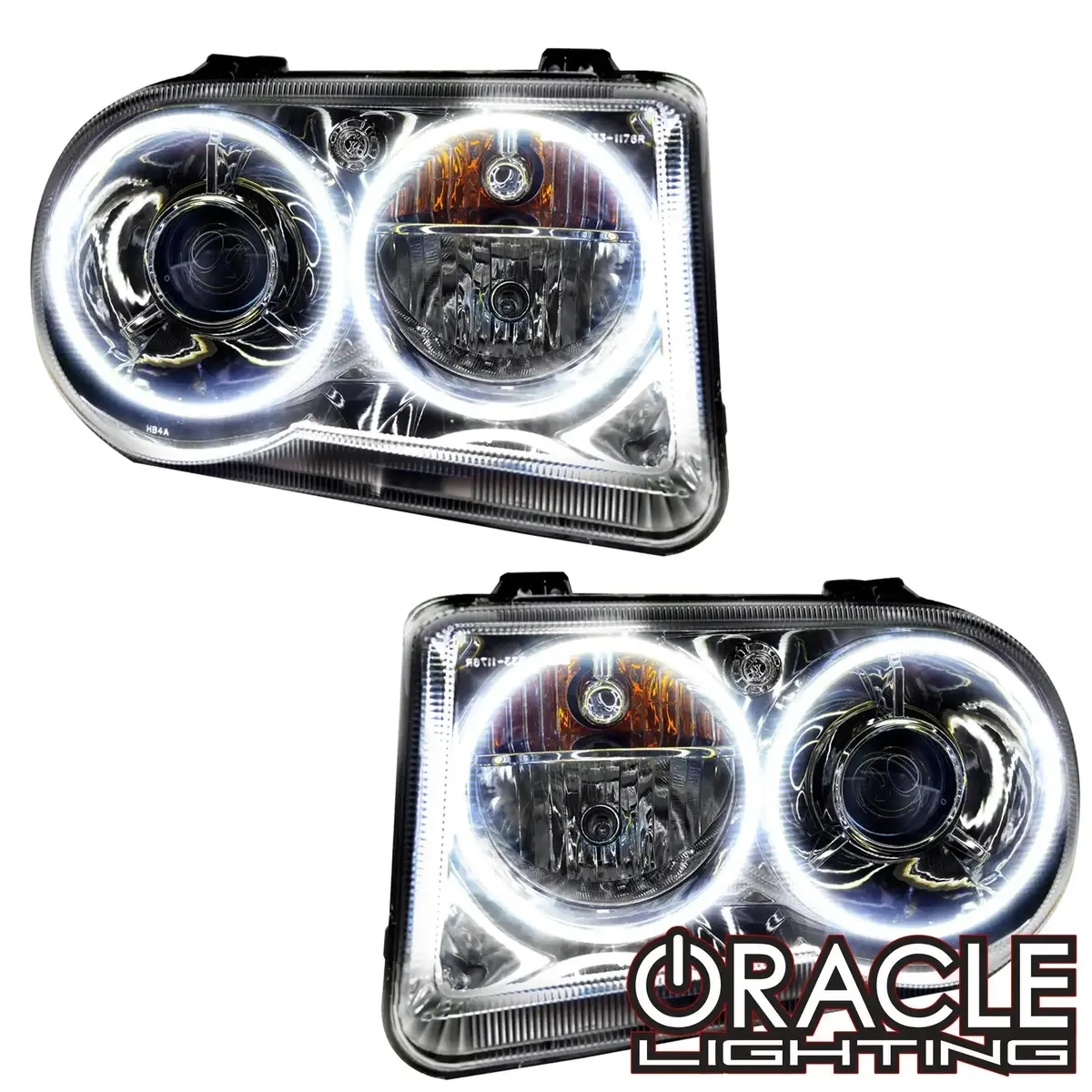 Oracle Lighting 2005-2010 Chrysler 300C Pre-Assembled Halo Headlights - Hid Style 1