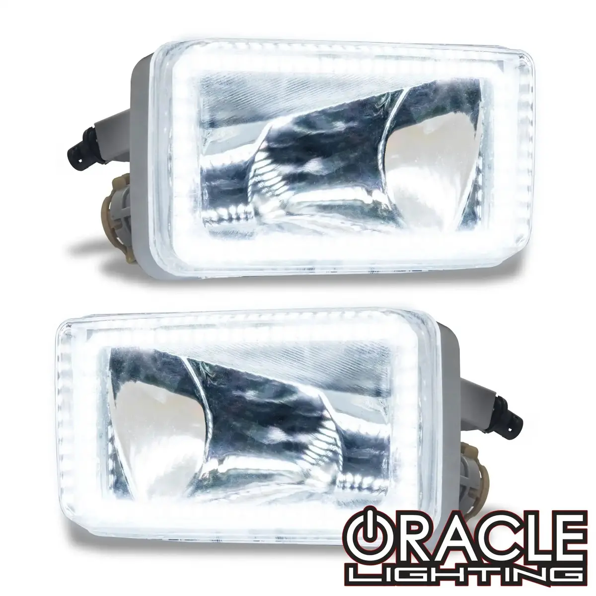 Oracle Lighting 2007-2015 Chevrolet Silverado Pre-Assembled Fog Lights - Square Style Halo 1
