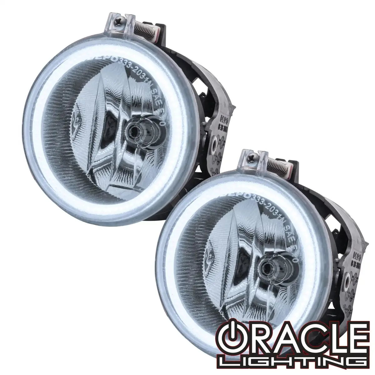 Oracle Lighting 2011-2016 Jeep Patriot Pre-Assembled Halo Fog Lights 1