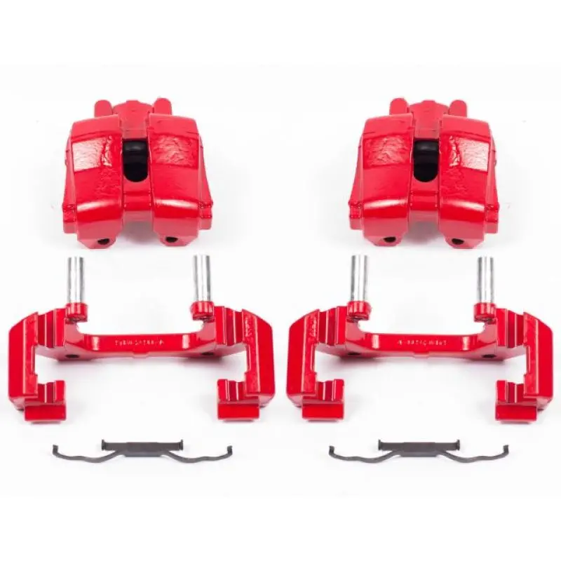 Power Stop 09-12 Ford Escape Front Red Calipers W/Brackets - Pair 1