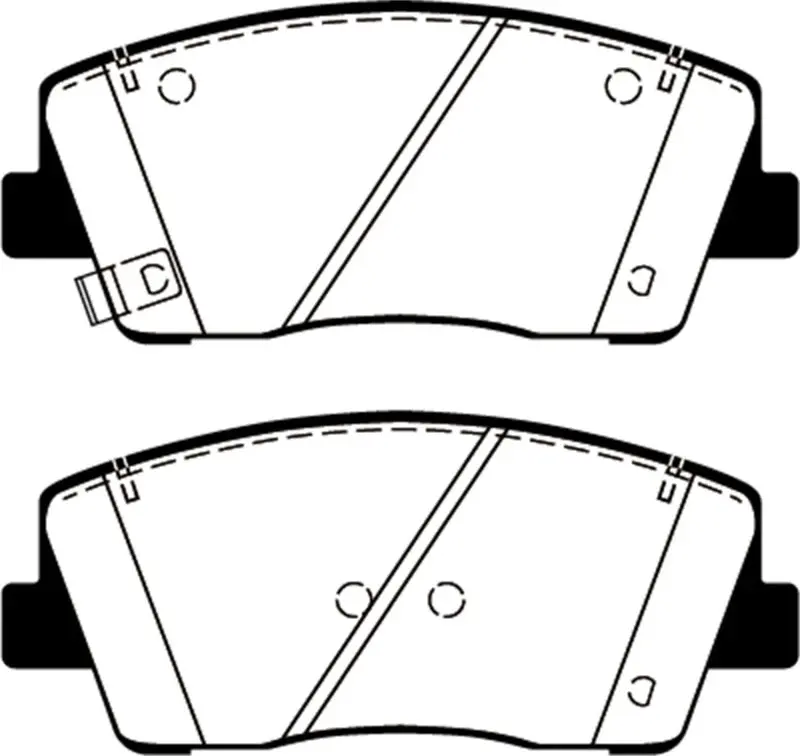 Ebc 19+ Genesis G70 2.0L Turbo Ultimax Front Brake Pads 1