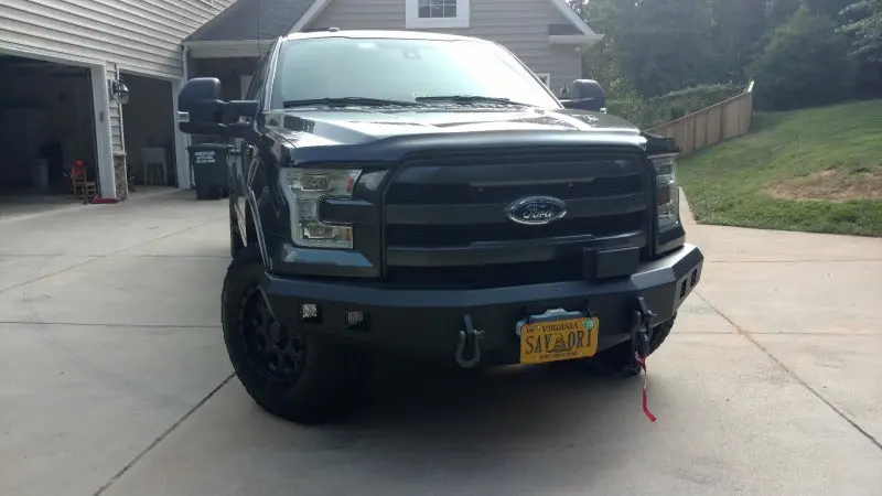 Road Armor 15-17 Ford F-150 Stealth Front Winch Bumper - Tex Blk 1