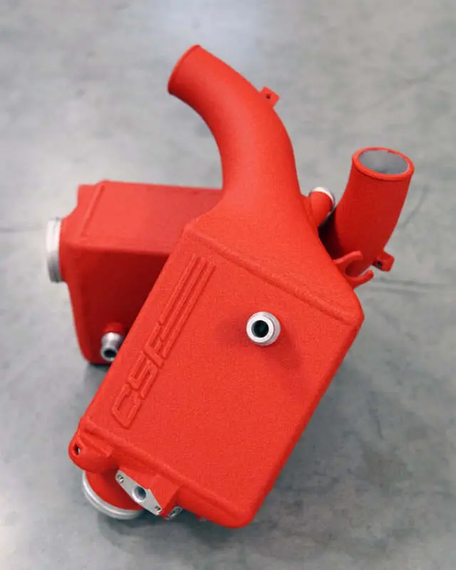 Csf 16-21 Bmw M5 (F90) / 17-21 Bmw M8 (F91/F92/F93) Twin Charge-Air-Cooler Set - Crinkle Red 1