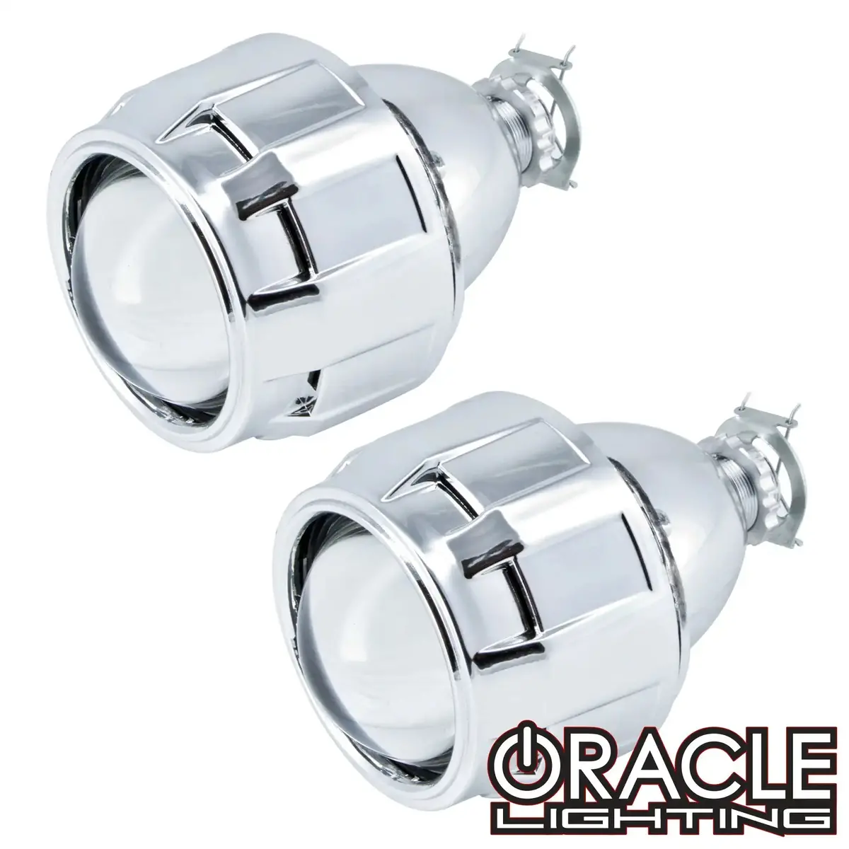 Oracle 2.5" Bi-Xenon 70Mm H1 6.1 Retrofit Projectors (Pair) W/Bezels 1