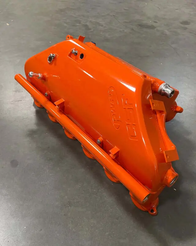 Csf Bmw M2/M3/M4 S58 (G8x) Charge-Air Cooler Manifold - Fire Orange 1