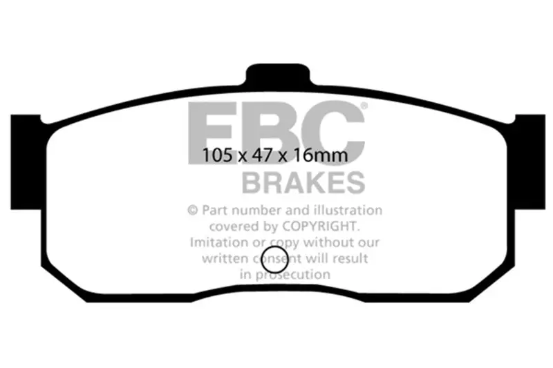Ebc 91-97 Infiniti G20 2.0 Ultimax2 Rear Brake Pads 1