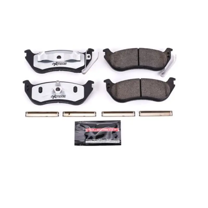 Power Stop 06-10 Ford Explorer Rear Z36 Truck & Tow Brake Pads W/Hardware 1