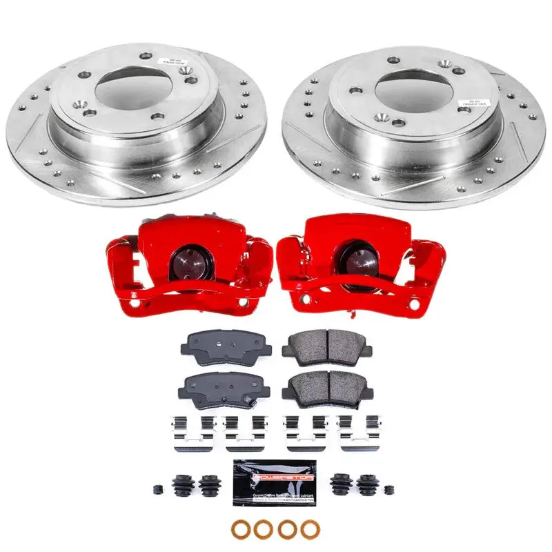 Power Stop 14-16 Kia Soul Rear Z23 Evolution Kit W/Calipers 1