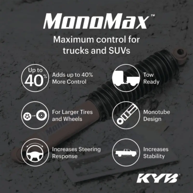 Kyb 14-19 Ram 2500 Rwd (W/O Rear Air Spring & W/ Hd Shocks) Monomax Gas Shock - Rear 1