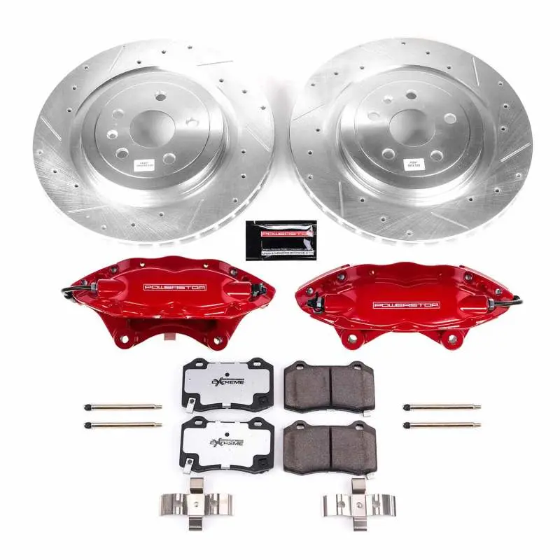 Power Stop 09-15 Cadillac Cts Rear Z26 Street Kit W/Cals 1