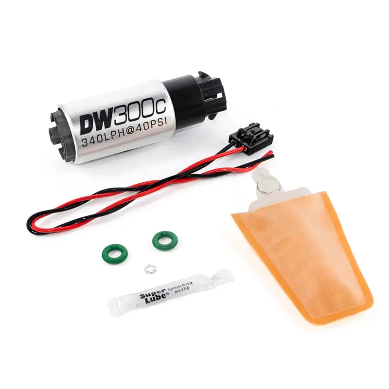 Deatschwerks Dw300C 340 Lph Compact Fuel Pump With 2004+ Lotus Elise/Exige Mounting Kit 1