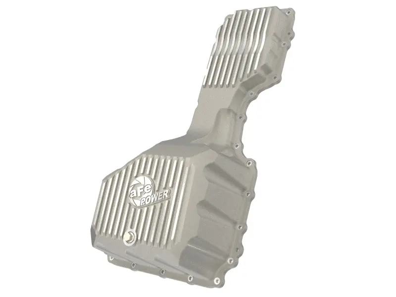 Afe Gm Diesel Trucks 20-25 V8-6.6L L5p Power Street Series Engine Oil Pan Raw W/ Machined Fins 1