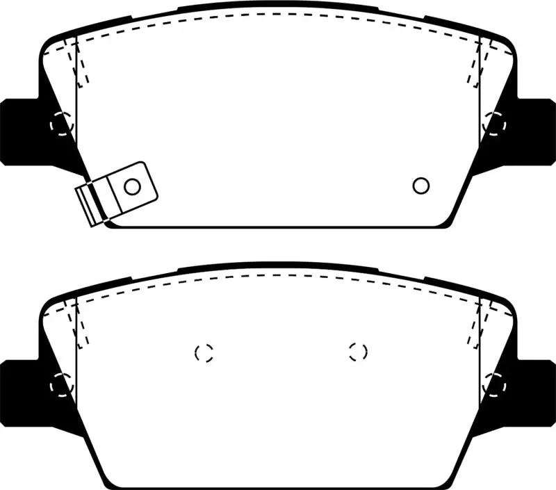 Ebc 2017+ Kia Cadenza 3.3L Ultimax2 Rear Brake Pads 1