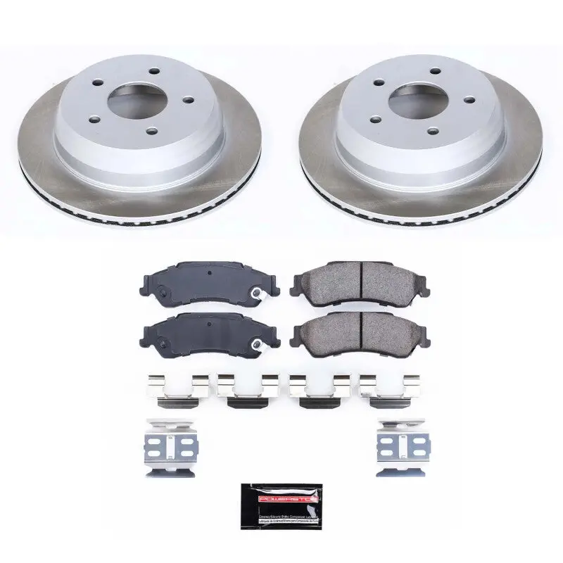 Power Stop 2003 Gmc Sonoma Rear Semi-Coated Rotor Kit 1
