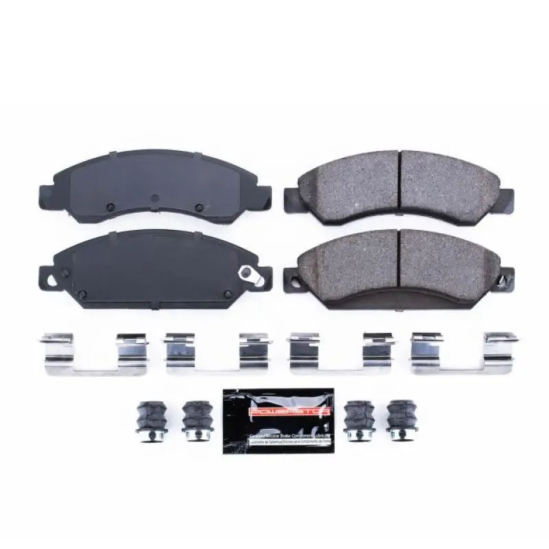 Power Stop 2007 Cadillac Escalade Front Z23 Evolution Sport Brake Pads W/Hardware 1