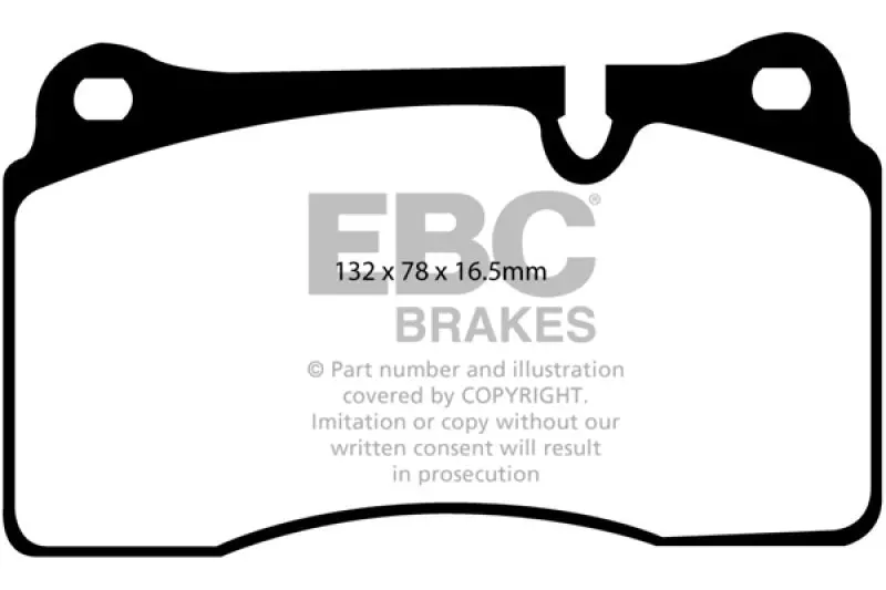 Ebc 05-09 Land Rover Range Rover 4.2 Supercharged Ultimax2 Front Brake Pads 1