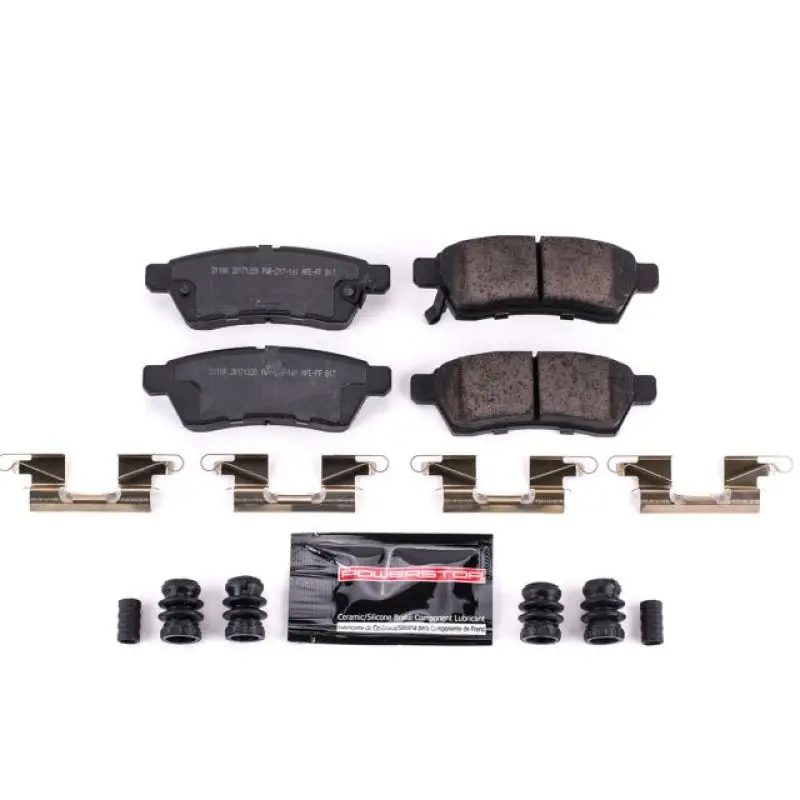 Power Stop 05-19 Nissan Frontier Rear Z23 Evolution Sport Brake Pads W/Hardware 1